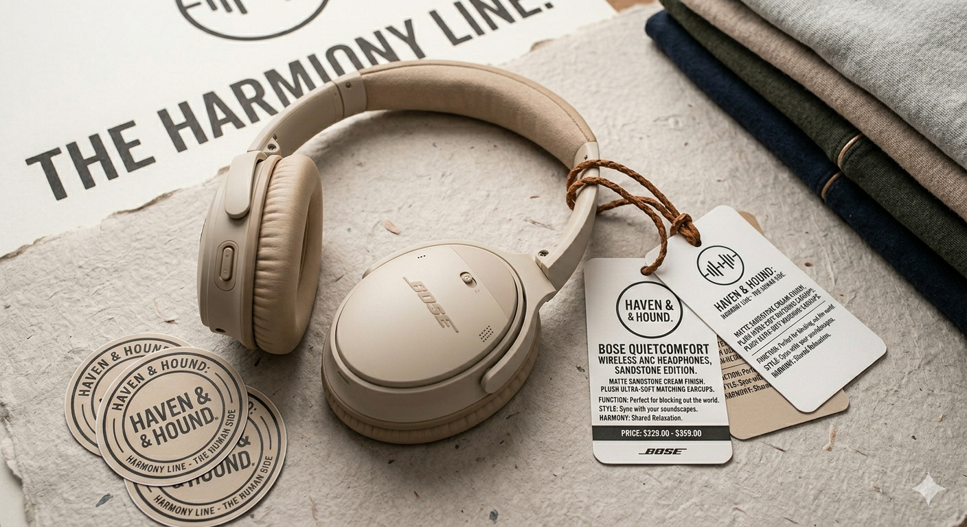 Bose QuietComfort Wireless Noise-Canceling Headphones (Sandstone Edition)