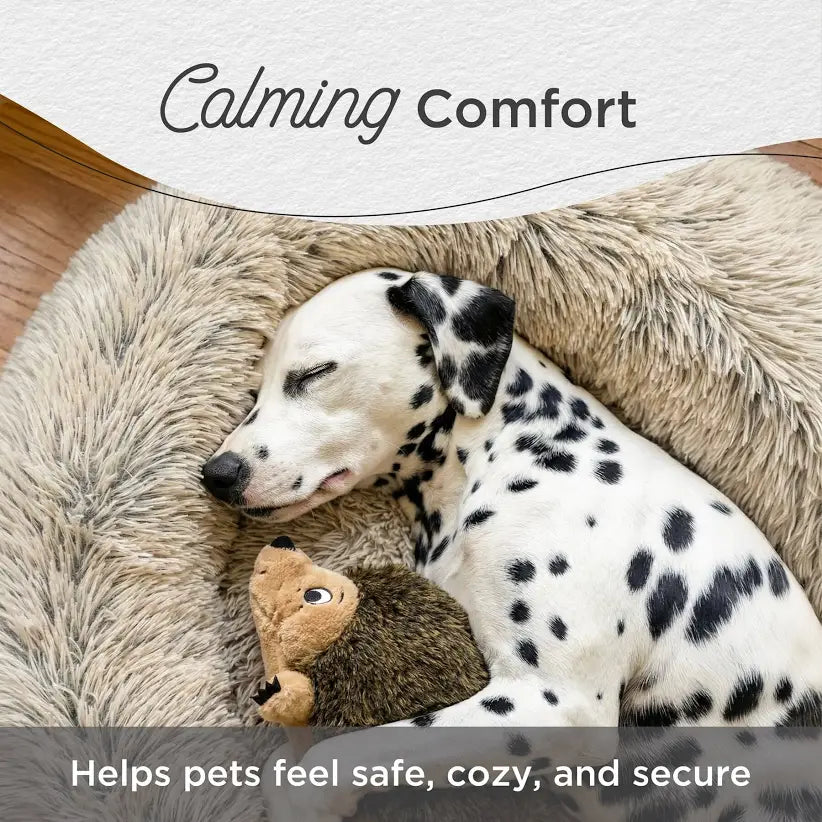 Best Friends by Sheri Original Calming Donut Dog and Cat Bed Shag